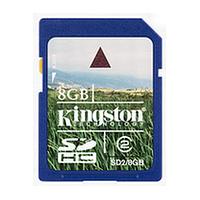 Kingston Memory 8GB SD High Capacity Class 2