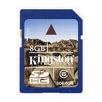 Kingston Memory 8GB SD High Capacity Class 6
