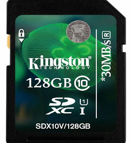 Kingston SDXC 128 GB - Class 10 - memory card