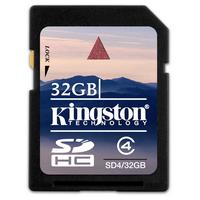 Kingston Secure Digital 32GB High Capacity Class4
