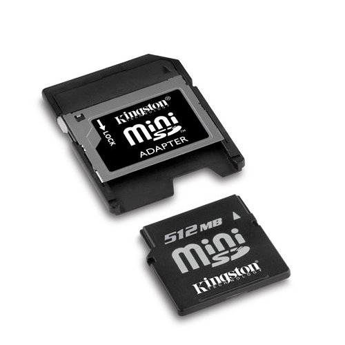 Kingston Technology 512 MB miniSD card