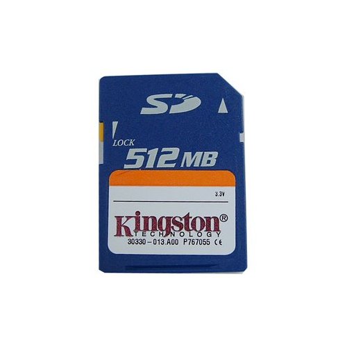 Kingston Technology 512 MB SD card