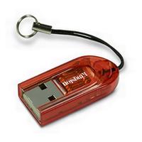 USB 2.0 Micro SD Reader Red