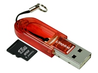 Kingston USB microSD Reader   Card Card reader ( microSD ) flash: microSD 2 GB