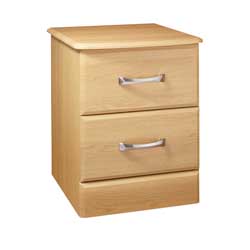 - Marque 2 Drawer Bedside Table