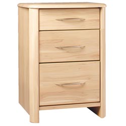 Kingstown - Monterey 3 Drawer Bedside Cabinet
