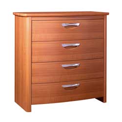 Kingstown - Opus Cherry Wide 4 Drawer Chest