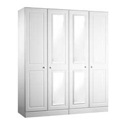 kingstown - Torino  Tall 4 Door Wardrobe With