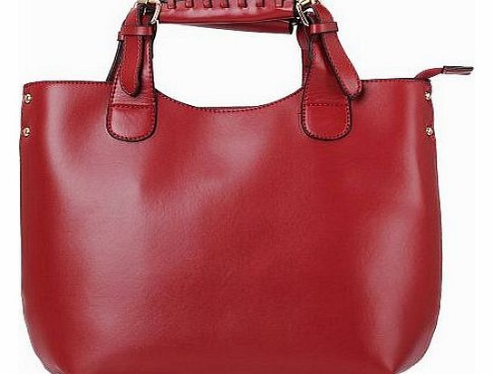 kingthink-UK Ladies Womens Vintage Celebrity Tote Designer Shopper Handbag Shoulder Satchel Bag Red