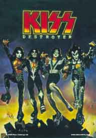 Kiss Destroyer Textile Poster