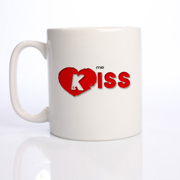 Kiss Me - Personalised Mug