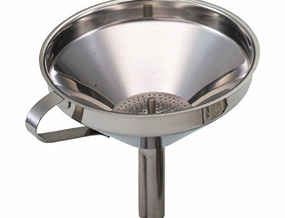 Kitchen Craft 13cm Funnel With Removable Filter