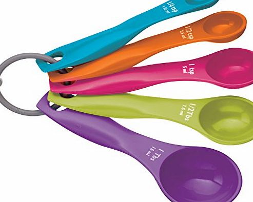 Kitchen Craft Colourworks Measuring Spoon Set (Set of 5 Pieces)