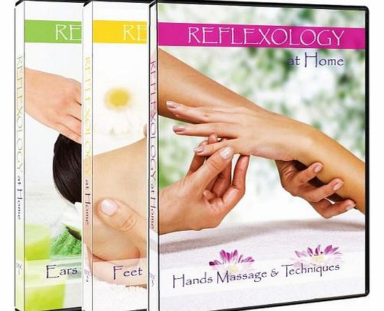 Reflexology At Home 3 DVD Set , Learn The Secrets & Proven Techniques To Massaging Ears , Feet & Hands