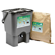 Kitchen Single Waste Composter Kit 18ltr