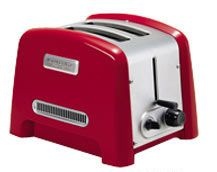 2 Slot Toaster in Red