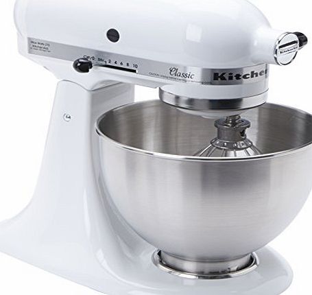 KitchenAid K45SS Classic Stand Mixer - White