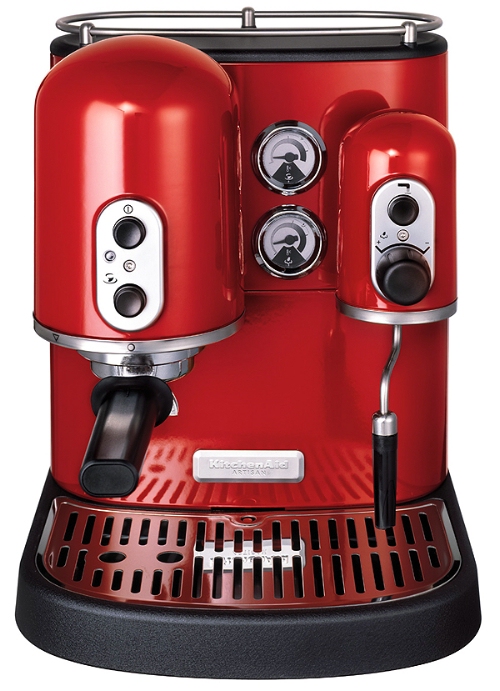 Red Artisan Espresso Maker