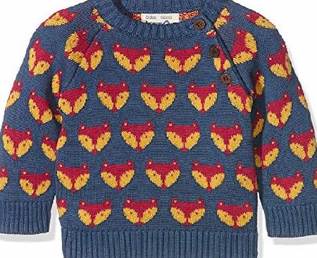 Kite Baby Boys 0-24m Foxy Jumper, Blue (Navy), 12-18 Months (Manufacturer Size:12-18M)