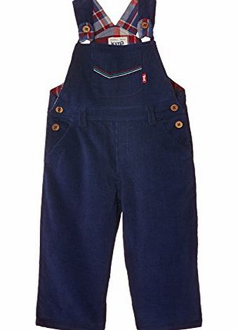 Kite Baby Boys Cord Dungarees, Blue (Navy), 18-24 Months