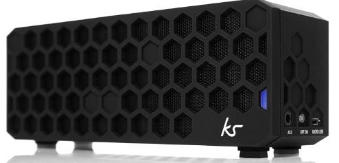 Kitsound  Hive Bluetooth Wireless Universal Portable Stereo Speaker with 3.5mm Jack Compatible with Smartphones, Tablets and MP3 Devices Including iPhone 4/4S/5/5S/5C/6/6 Plus, iPad 2/3/4/Air/Mini, iPo