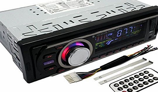 Klarheit Car Multi-Functional Player New FM and MP3 Stereo Radio Receiver Aux with USB Port and SD Card Slot