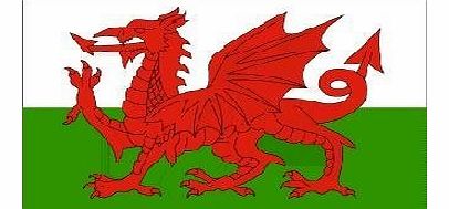 Klicnow Special Offer....5ft X 3ft Wales Welsh Dragon National Flag