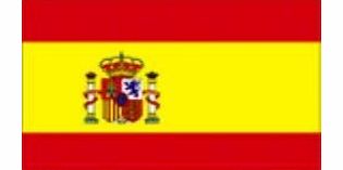 Klicnow Special Offer...Spain National Flag 5ft x 3ft (with Crest)