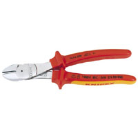 Knipex 200mm Insulated High Leverage Diagonal Side Cutters