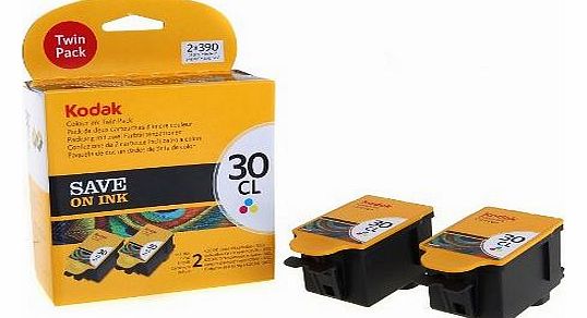 Kodak 30c Ink Cartridge - Multicolored (Pack of 2)