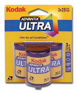 KODAK Advantix Ultra 200 Exp25 3 Pack