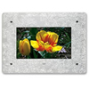 Digital Photo Frame FacePlate Frosted Floral Glass 8