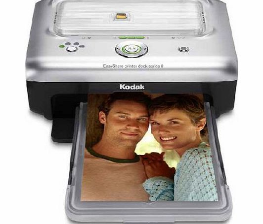 Kodak EasyShare Printer Dock Series 3 - Compact photo printer - colour - dye sublimation - 102 x 184 mm up to 1.5 min/page (colour) - USB, camera dock