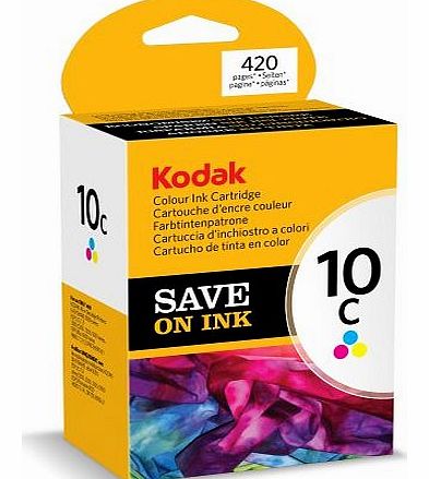 Kodak Genuine 10C Ink Cartridge - Coloured (420 Pages)