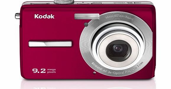Kodak M320 Digital Camera - Red (9.2 MP, 3x Optical Zoom, 5X Digital Zoom) 2.7 inch LCD