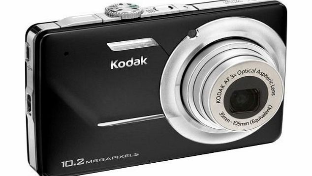 Kodak M340 Digital Camera - Black (10.2 MP, 3x Optical Zoom, 5X Digital Zoom) 2.7 inch LCD