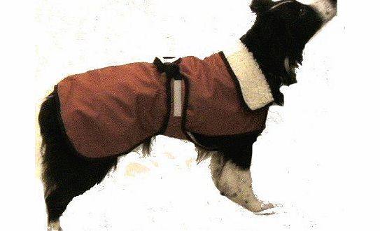 Koko 18in Fur Lined Dog Coat