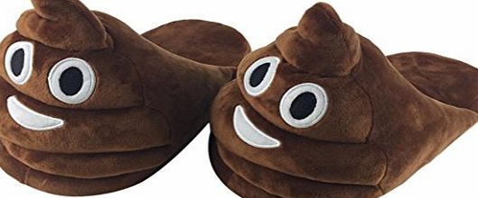 Koly Girls Boys Kids Emoji Plush Slipper Expression Slippers Winter Warm House Indoor Shoes for Under 6 Years Children