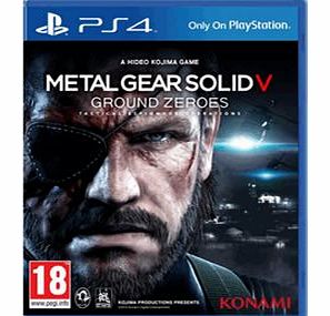 Konami Metal Gear Solid V Ground Zeroes on PS4
