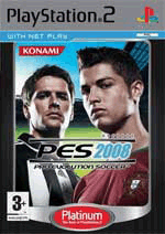 Konami Pro Evolution Soccer 2008 Platinum PS2