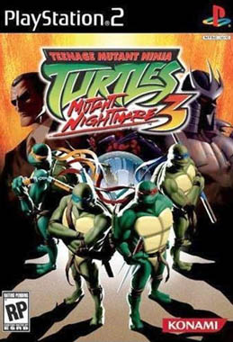 KONAMI Teenage Mutant Ninja Turtles 3 Mutant Nightmare PS2