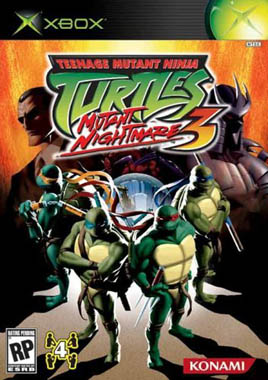 KONAMI Teenage Mutant Ninja Turtles 3 Mutant Nightmare Xbox