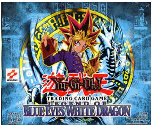 Konami Yu-Gi-Oh! trading cards Blue Eyes White Dragon Booster