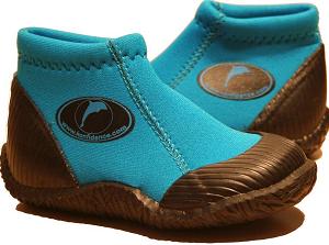 Blue Neoprene Beach Boots (sizes 4  5 and 6)