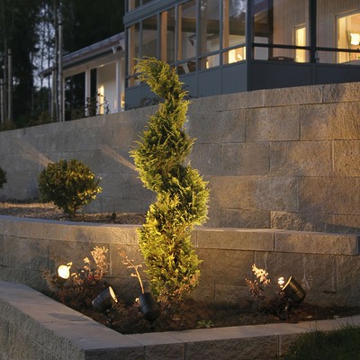 Konstsmide Garden Lighting Amalfi Halogen Spotlight Set (x2)