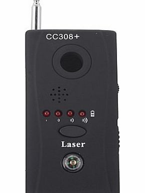 Kool(TM) Anti-Photographed Anti-Eavesdropping Anti-Spy Full-frequency Wireless RF Signal Bug Detector With Auto-detection Function and Compass Laser Light