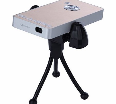 Koolertron Mini Portable Projector Multimedia Home Theater Pocket Projector HDMI LED Projector With Music Videos Smart Phone for Iphone, ipad, Samsung Support, with Tripod