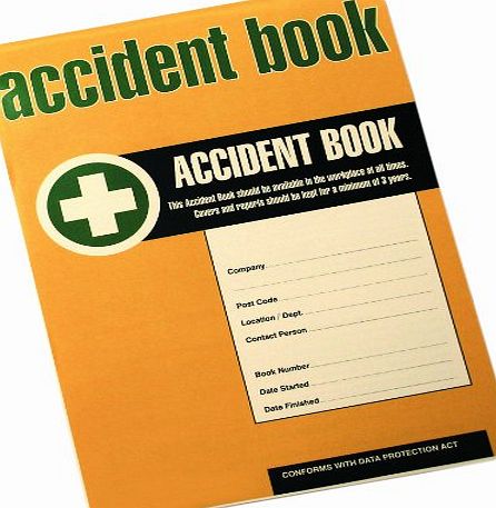 Koolpak DDA HSE Compliant Business / Workplace Accident Injury Record Book