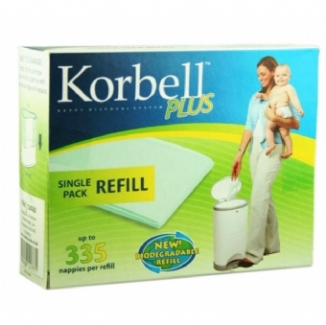 Korbell Plus Bin Liner - 12 Pack Refill