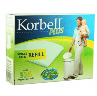 Korbell Plus Bin Liner - Single Pack Refill